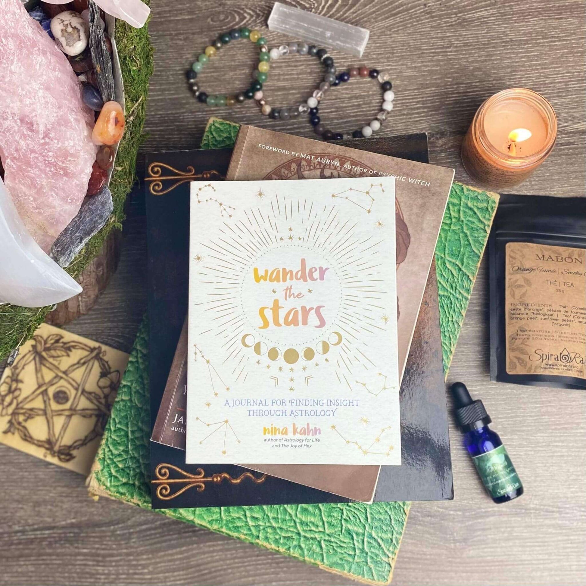 WANDER THE STARS: A JOURNAL FOR FINDING INSIGHT THROUGH ASTROLOGY at $20.5 only from Spiral Rain