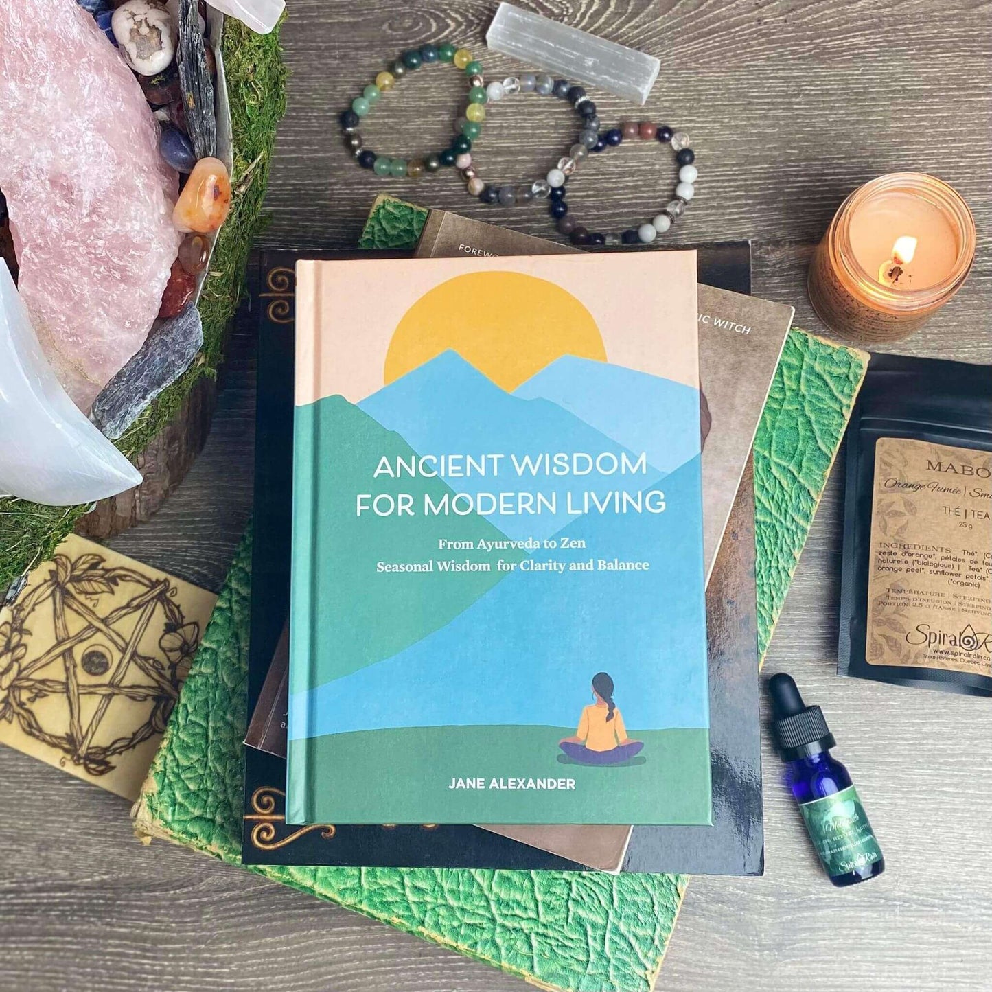 ANCIENT WISDOM FOR MODERN LIVING: FROM AYURVEDA TO ZEN, SEASONAL WISDOM FOR CLARITY AND BALANCE at $24.5 only from Spiral Rain