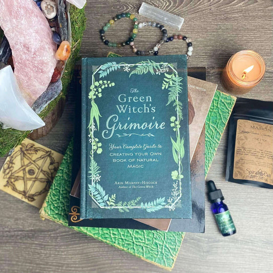 THE GREEN WITCH'S GRIMOIRE: YOUR COMPLETE GUIDE TO CREATING YOUR OWN BOOK OF NATURAL MAGIC at $17 only from Spiral Rain