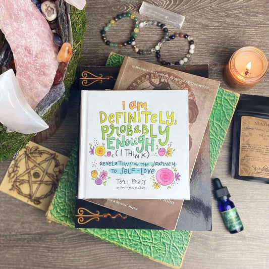 I AM DEFINITELY, PROBABLY ENOUGH (I THINK): REVELATIONS ON THE JOURNEY TO SELF-LOVE at $17.99 only from Spiral Rain
