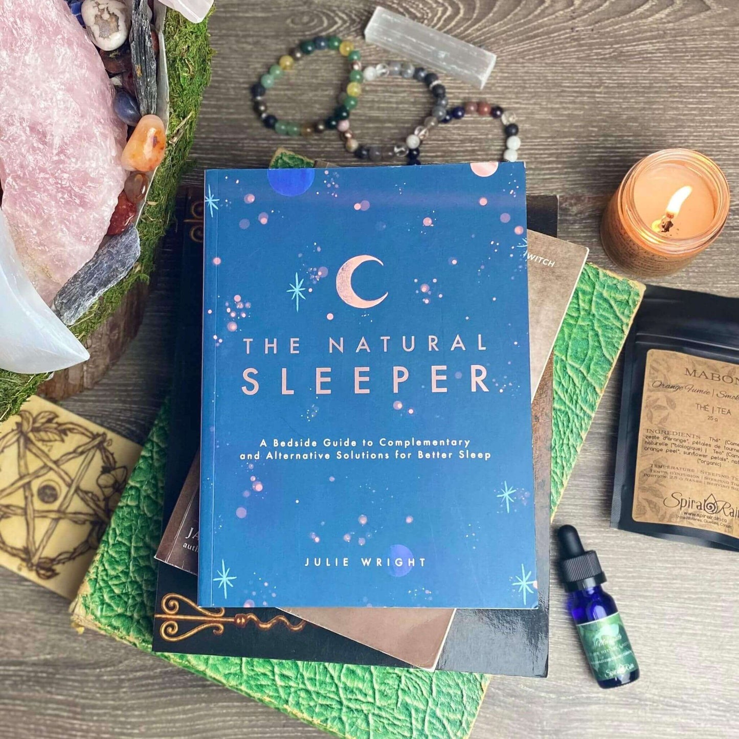 THE NATURAL SLEEPER: A BEDSIDE GUIDE TO COMPLEMENTARY AND ALTERNATIVE SOLUTIONS FOR BETTER SLEEP at $25.99 only from Spiral Rain