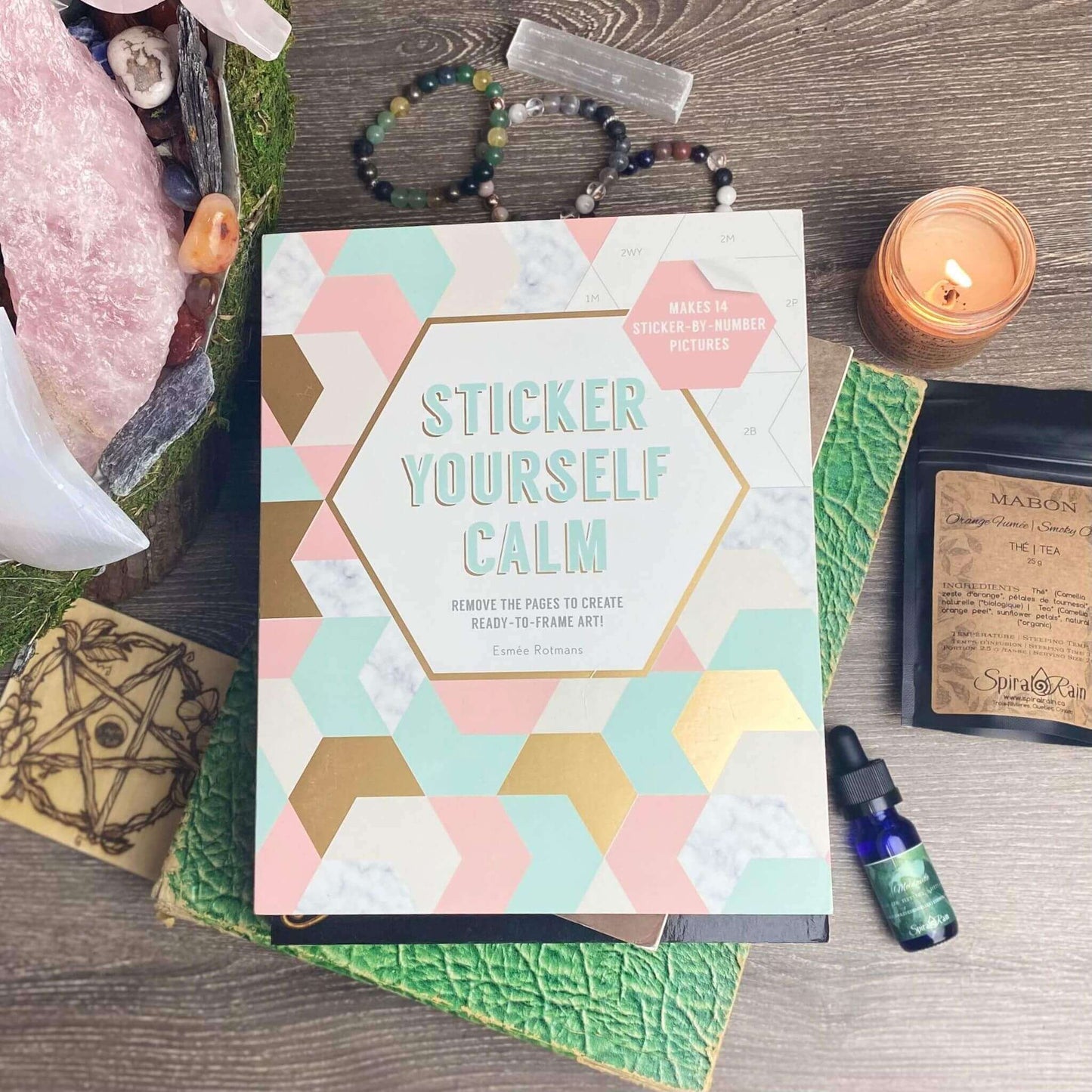 Sticker Yourself Calm at $19.99 only from Spiral Rain