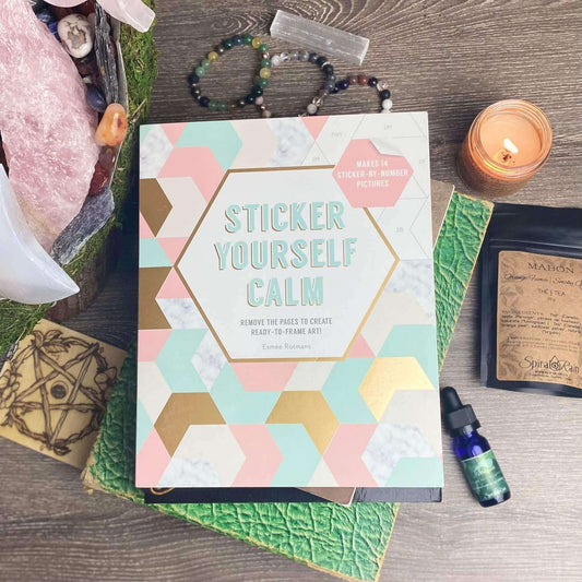 Sticker Yourself Calm at $19.99 only from Spiral Rain