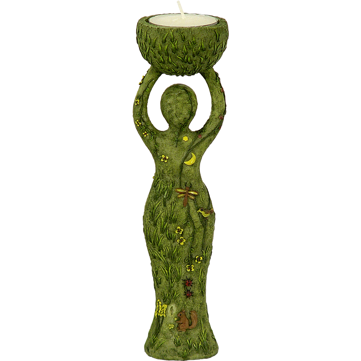 Fertility Goddess T-Light Holder at $25 only from Spiral Rain