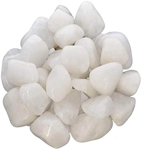 Milky quartz Tumbled at $3 only from Spiral Rain