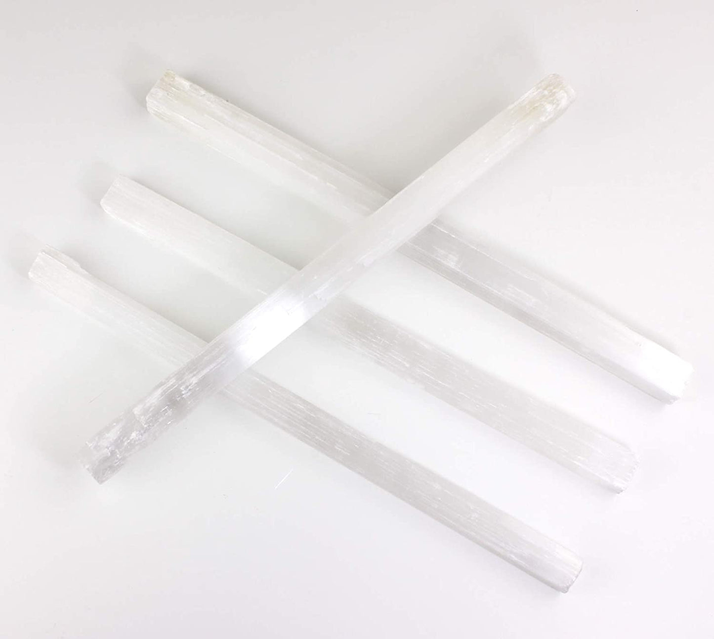 Satin Spar Selenite stick at $8 only from Spiral Rain