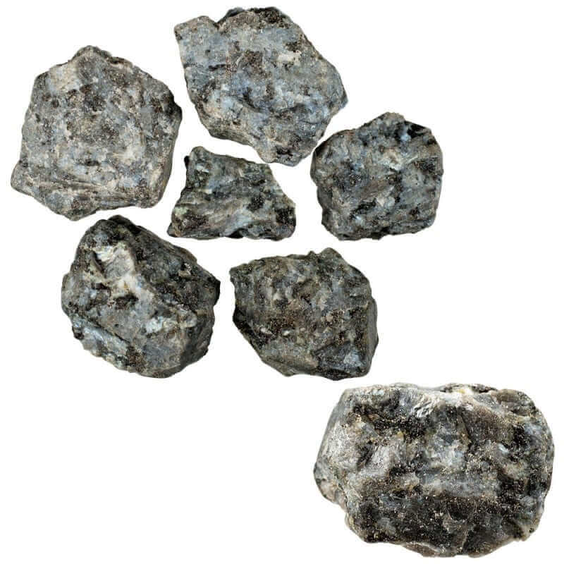 Larvikite raw large at $9 only from Spiral Rain