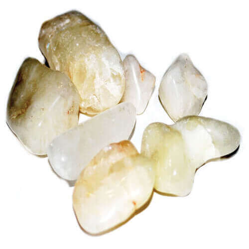 Sulfur Quartz Tumbled at $4 only from Spiral Rain