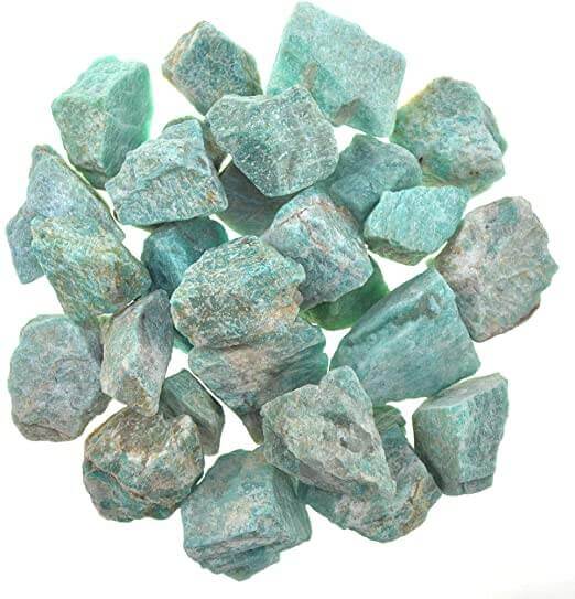 Amazonite raw at $4 only from Spiral Rain