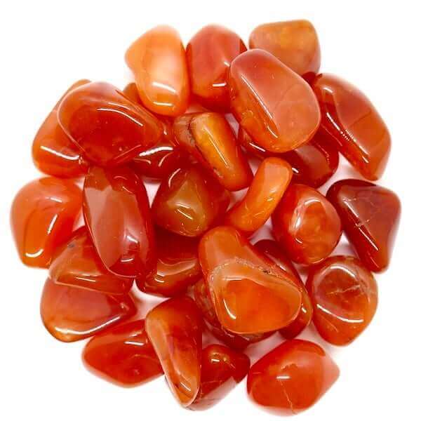 Carnelian Tumbled at $2 only from Spiral Rain