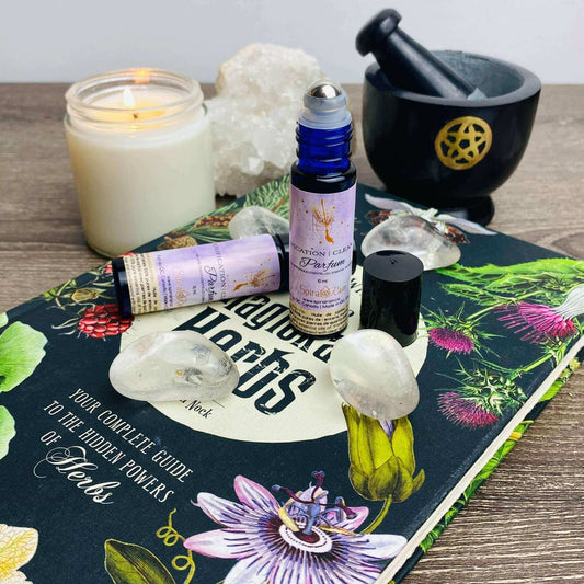 Cleansing oil and Perfume 10 ml at $15 only from Spiral Rain