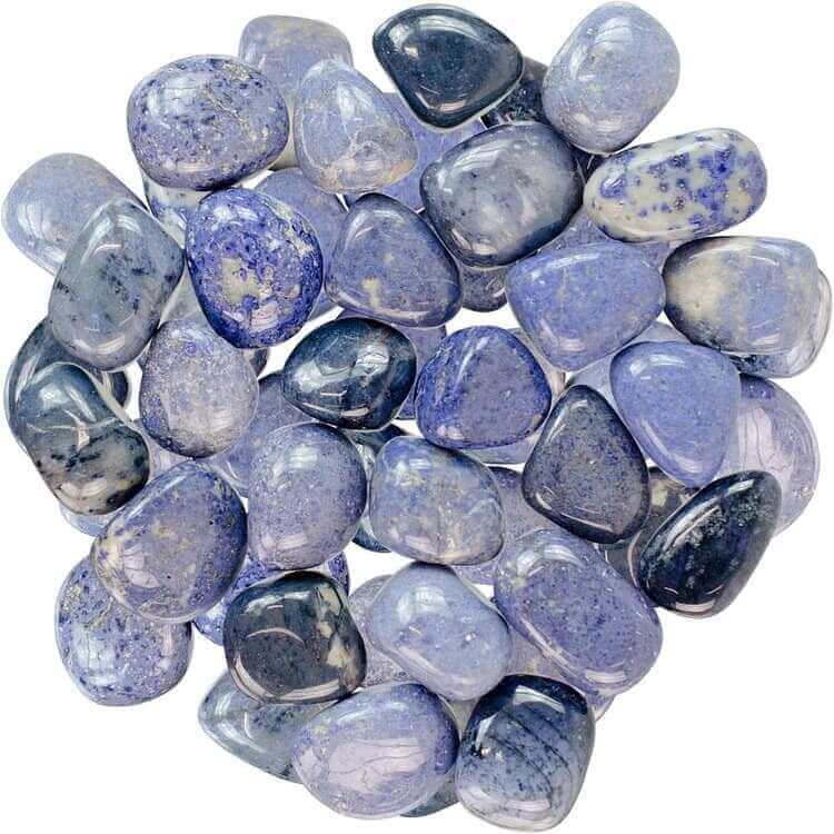 Dumortierite Tumbled small at $3.5 only from Spiral Rain