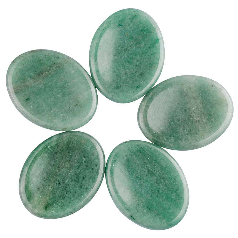 Aventurine Green Worry Stone at $9 only from Spiral Rain