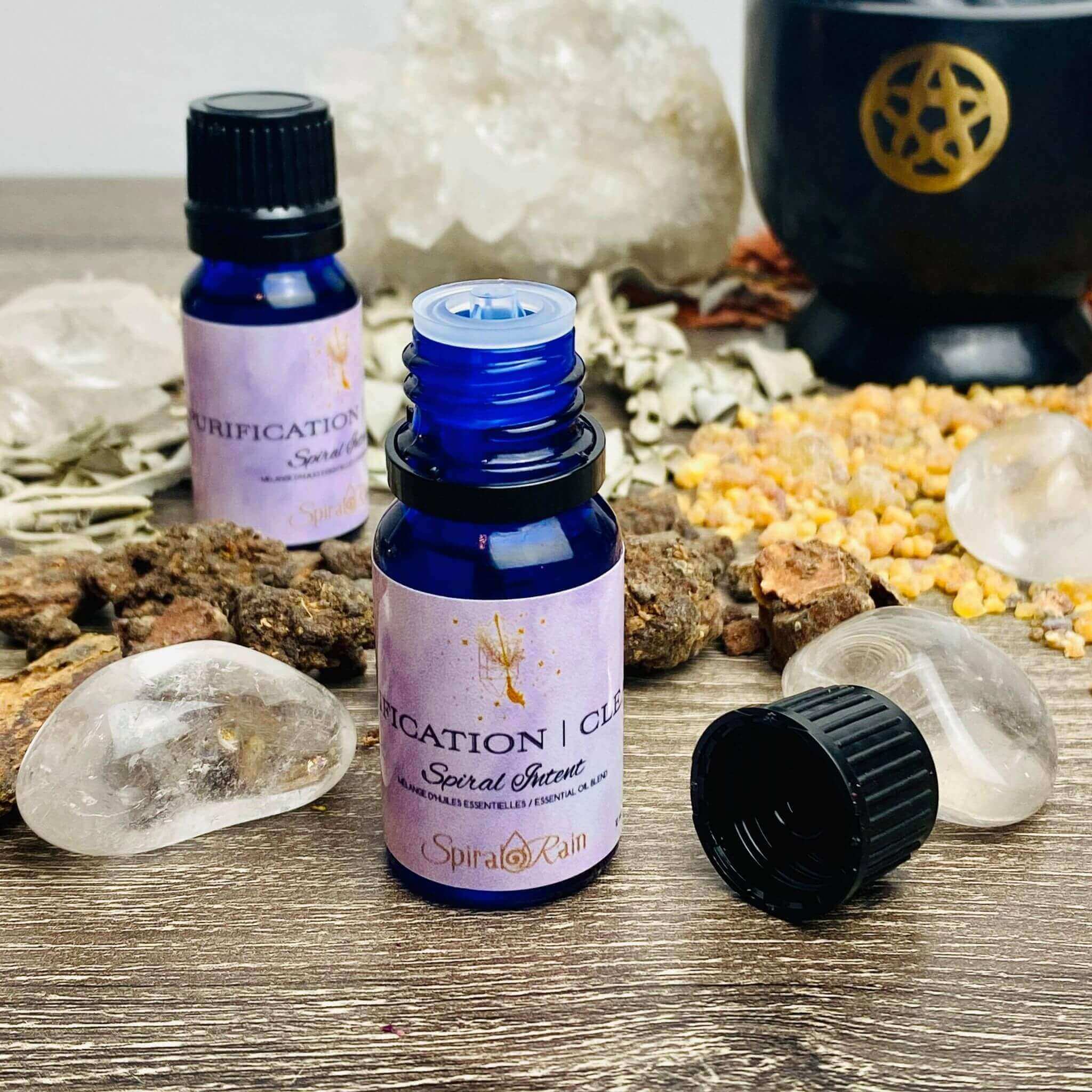 Cleansing Ritual and Diffusing Oil - 10 ml - Spiral Rain