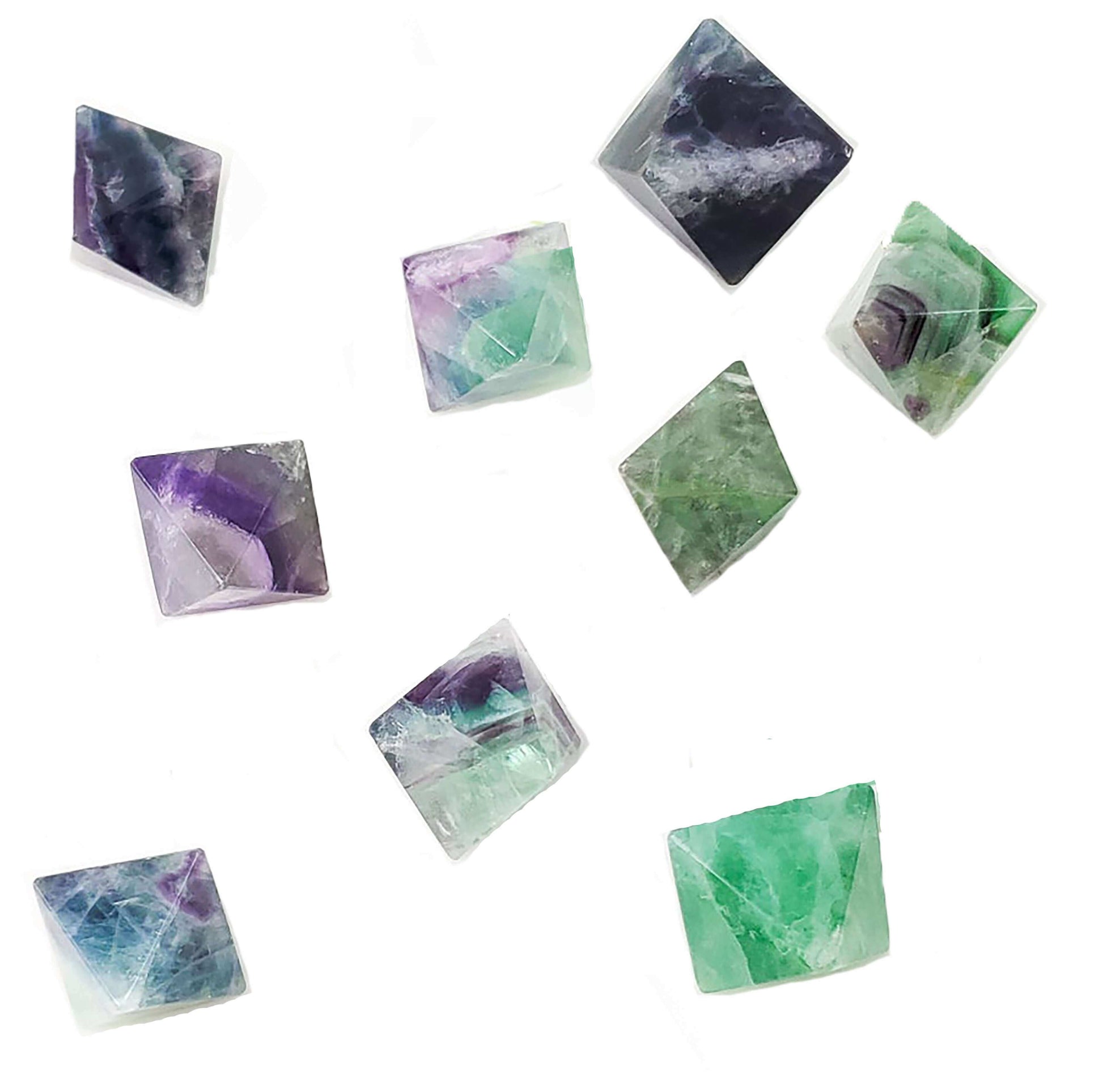 Fluorite octahedron 2 - 2.5 cm at $18 only from Spiral Rain