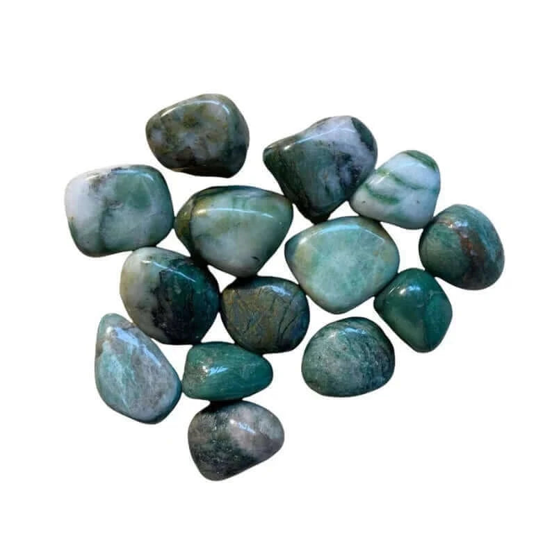 Verdite (Budstone Stone, South African Jade) Tumbled at $5 only from Spiral Rain