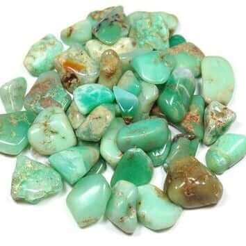 Chrysoprase Tumbled at $3 only from Spiral Rain