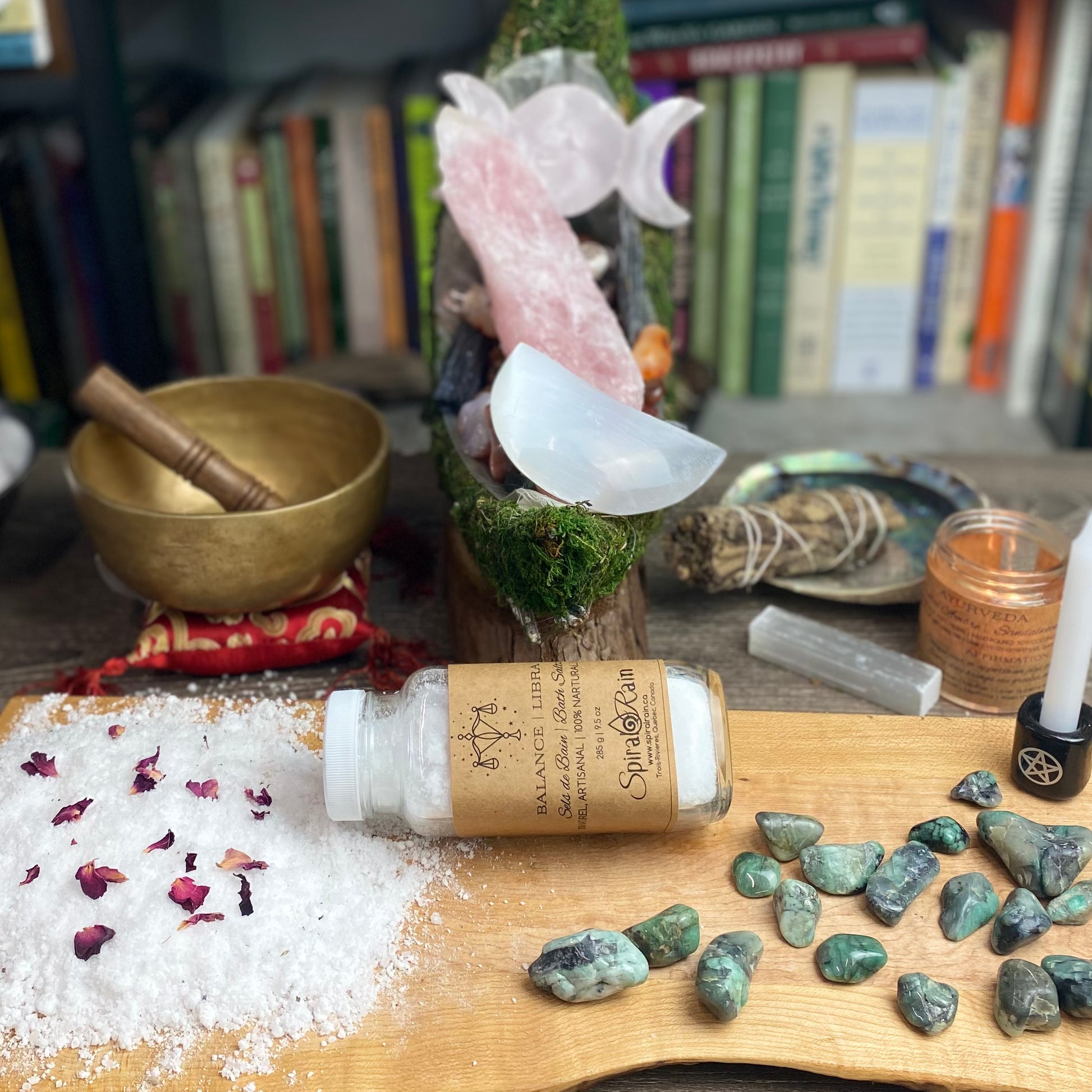 Libra (Sep 23 - Oct 22) bath salts at $20 only from Spiral Rain