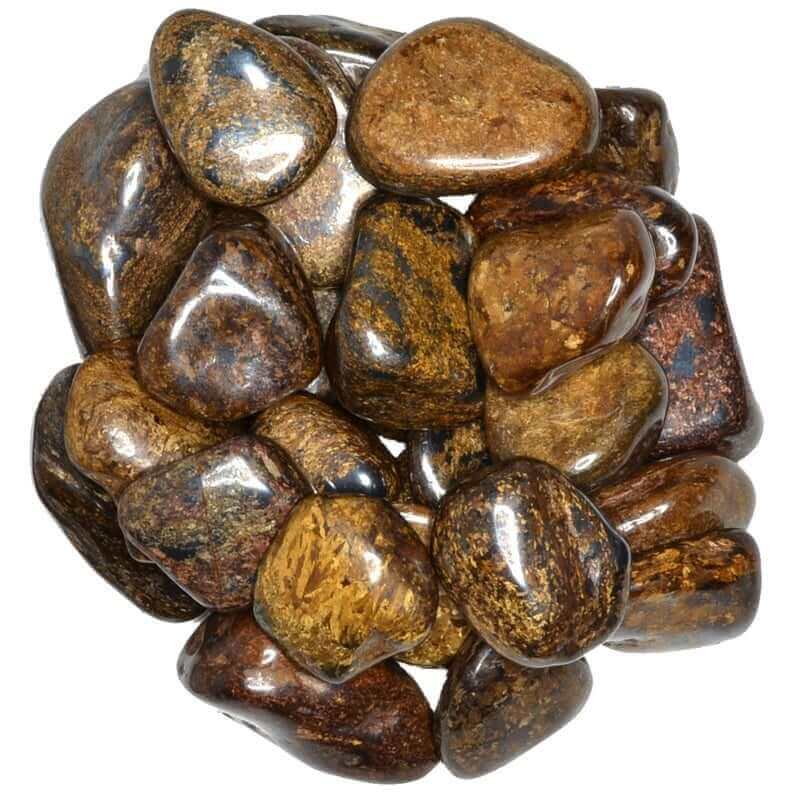 Bronzite Tumbled at $5 only from Spiral Rain