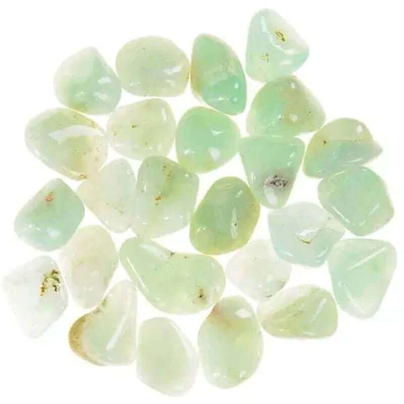 Prehnite Tumbled at $4 only from Spiral Rain
