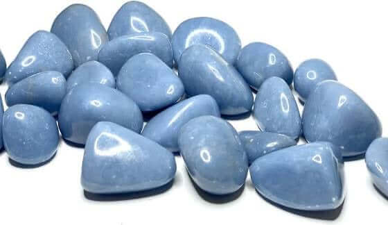 Angelite Tumbled at $6 only from Spiral Rain