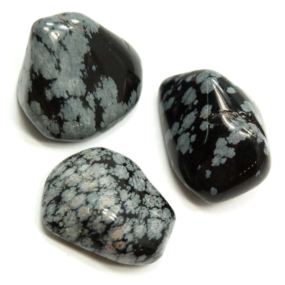 Obsidian Snowflake Tumbled at $3 only from Spiral Rain