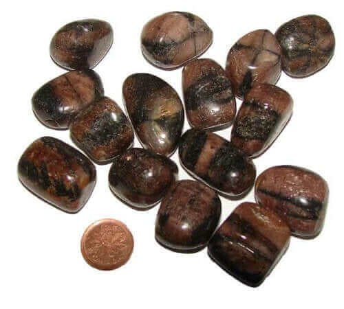 Chiastolite Tumbled at $6 only from Spiral Rain