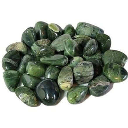 Nephrite Jade Tumbled at $4 only from Spiral Rain