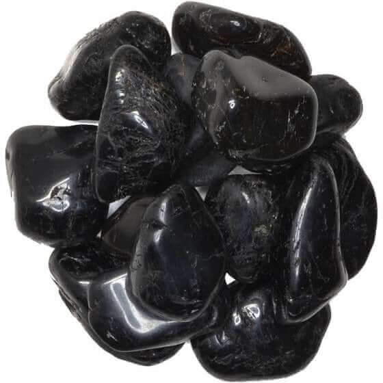 Tourmaline Black Tumbled at $6 only from Spiral Rain
