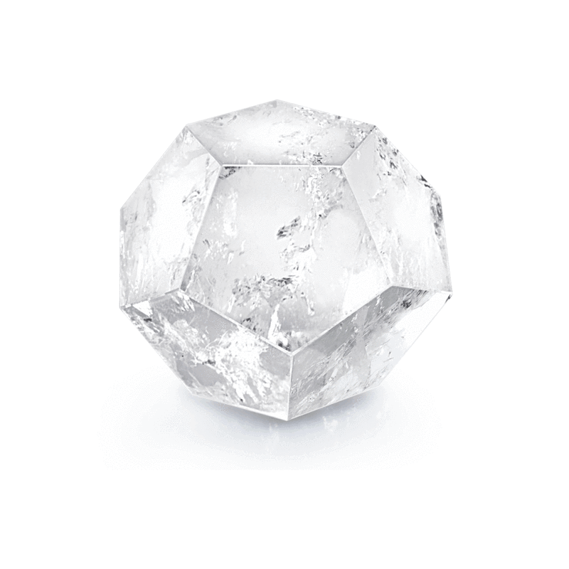 Clear Quartz Dodecahedron at $12 only from Spiral Rain