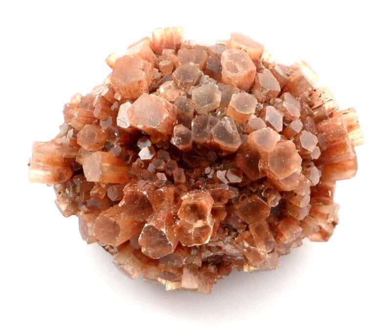 Aragonite Cluster Orange Raw at $20 only from Spiral Rain