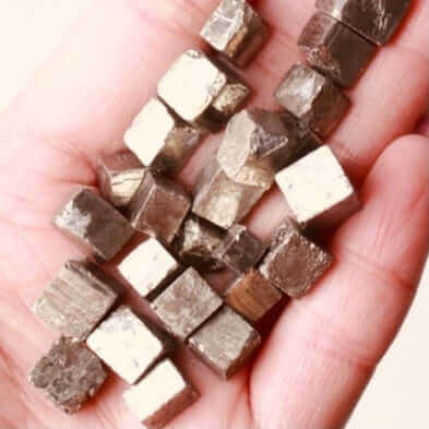 Pyrite cubes tiny at $3 only from Spiral Rain