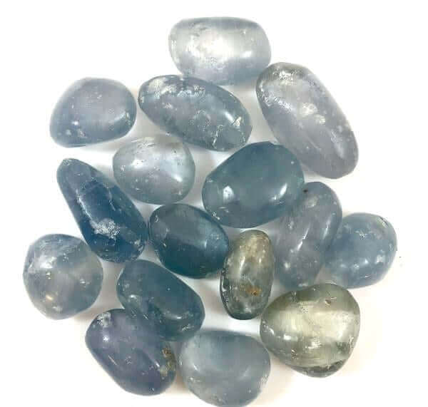 Celestite Tumbled at $5 only from Spiral Rain