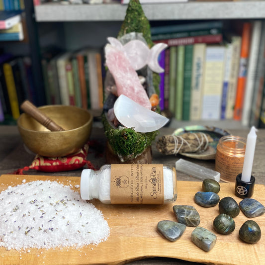 Witch bath salts at $20 only from Spiral Rain