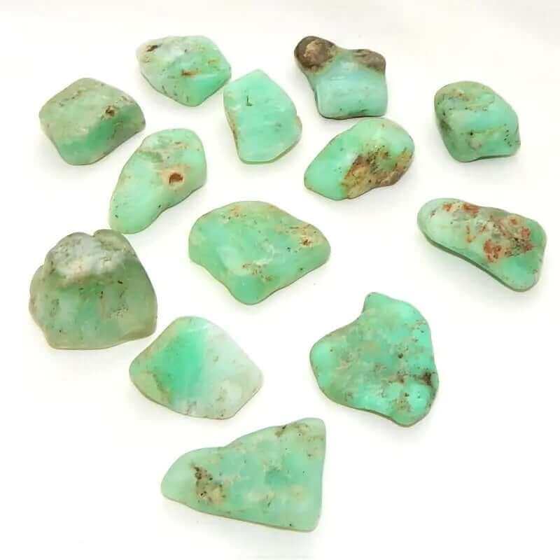 Chrysoprase Tumbled at $3 only from Spiral Rain