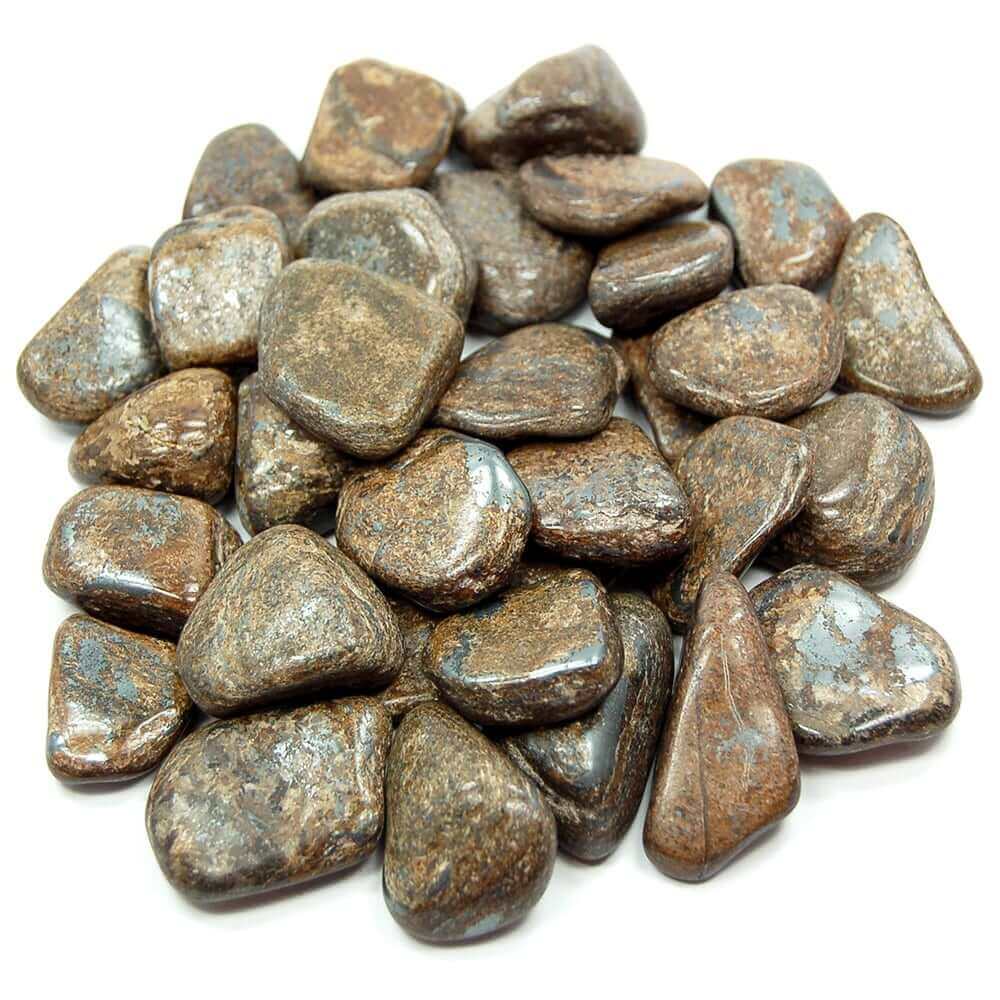 Bronzite Tumbled at $5 only from Spiral Rain