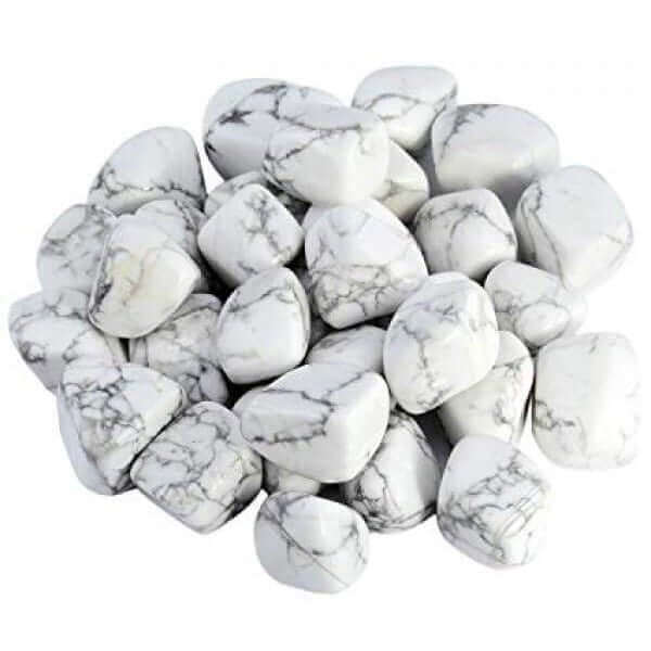 Howlite Tumbled at $3 only from Spiral Rain
