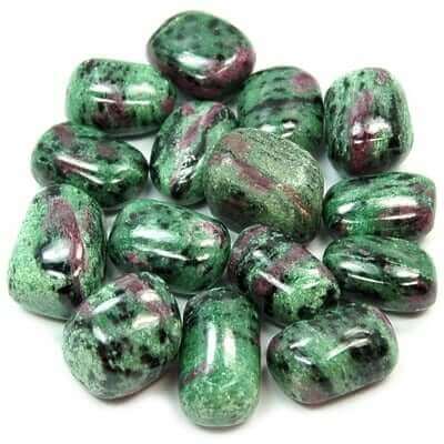 Ruby Zoisite (Anyolite) Tumbled at $6 only from Spiral Rain