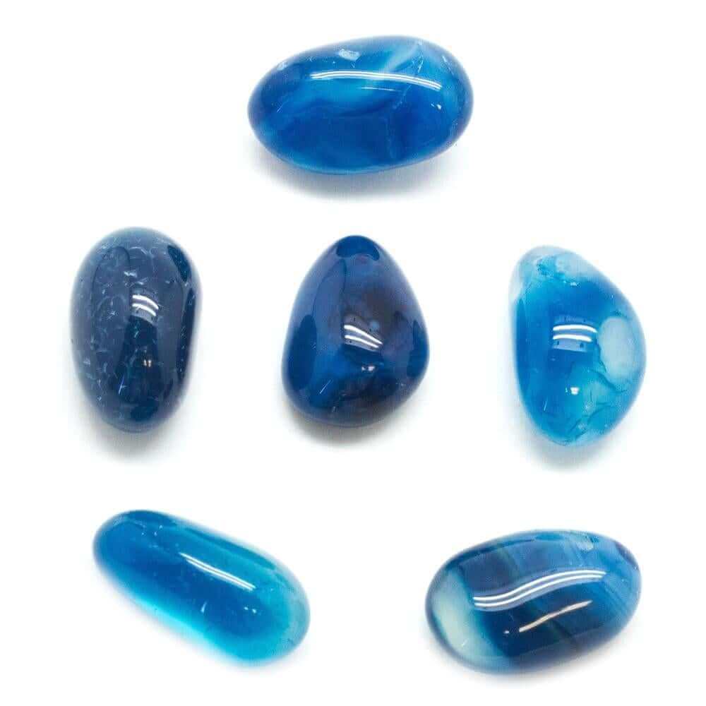 Onyx Blue Tumbled small at $2 only from Spiral Rain