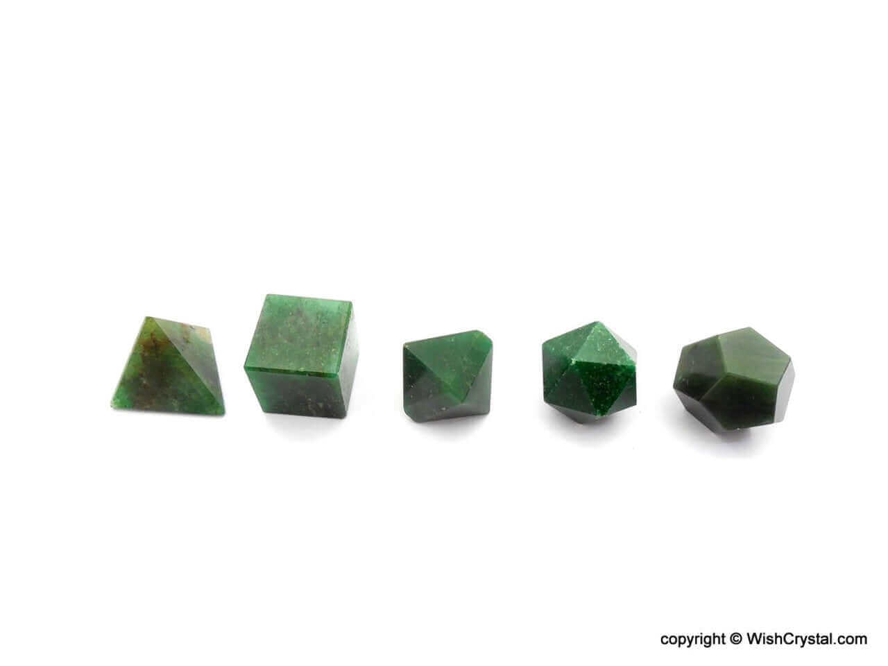 Aventurine Green Sacred Geometry Set at $35 only from Spiral Rain