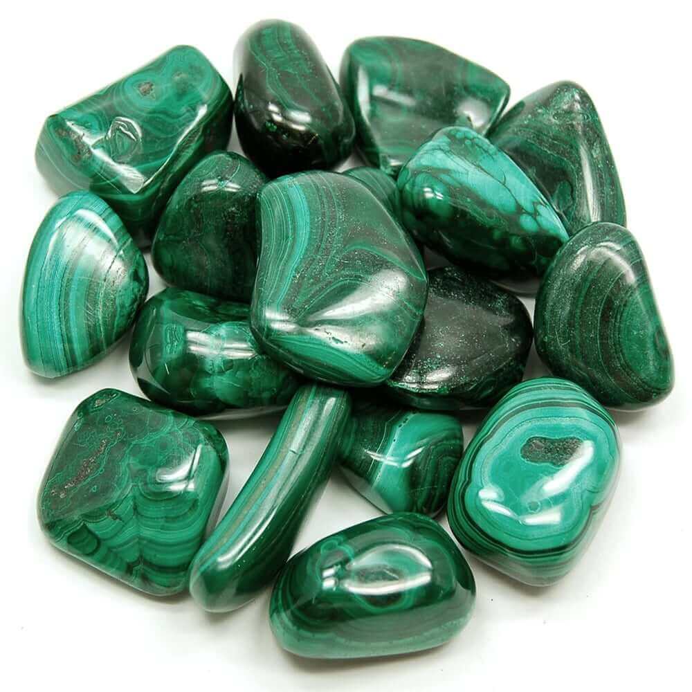 Malachite Tumbled at $8 only from Spiral Rain