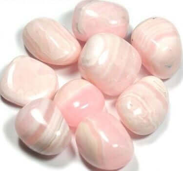 Calcite Mangano Tumbled at $7 only from Spiral Rain