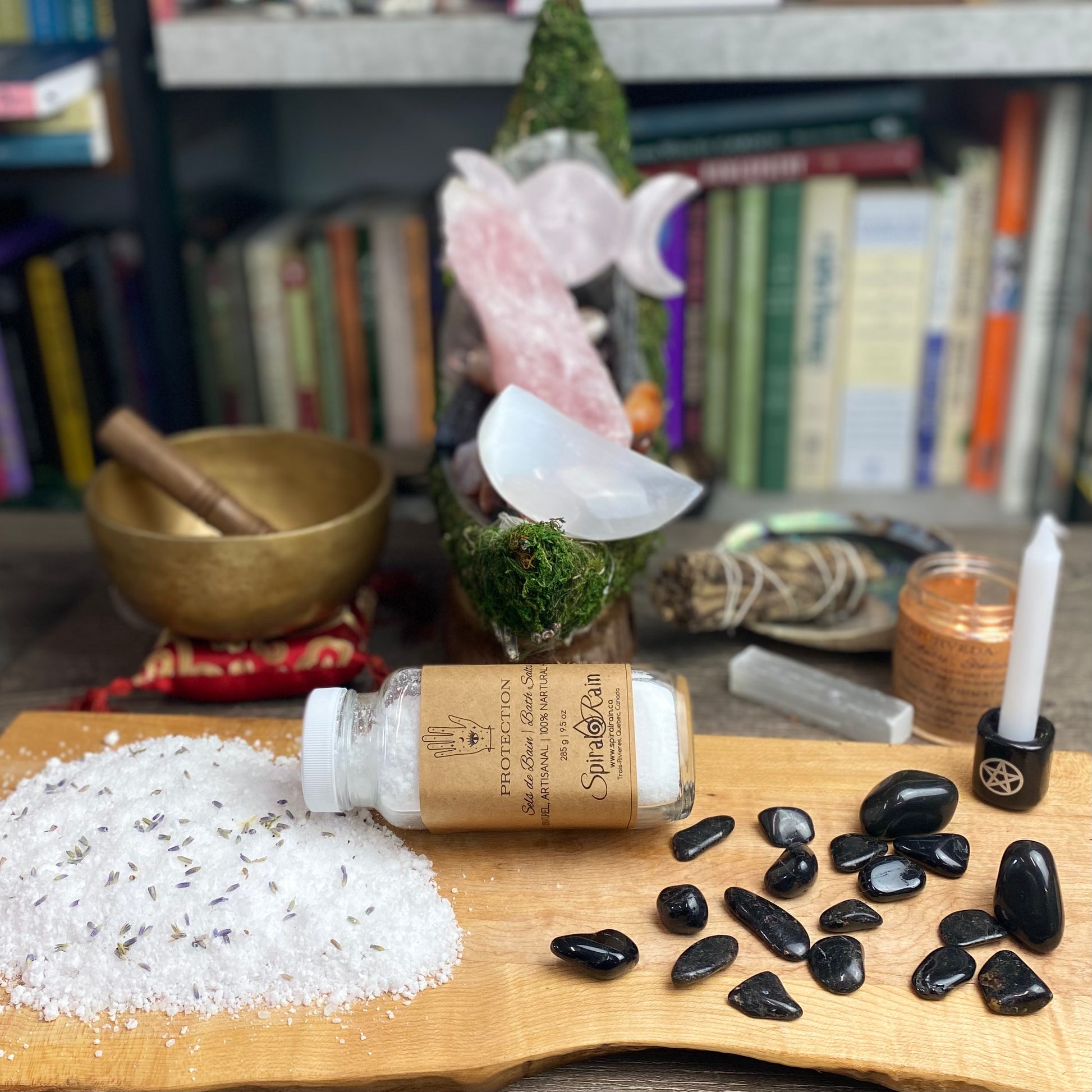 Protection bath salts at $20 only from Spiral Rain
