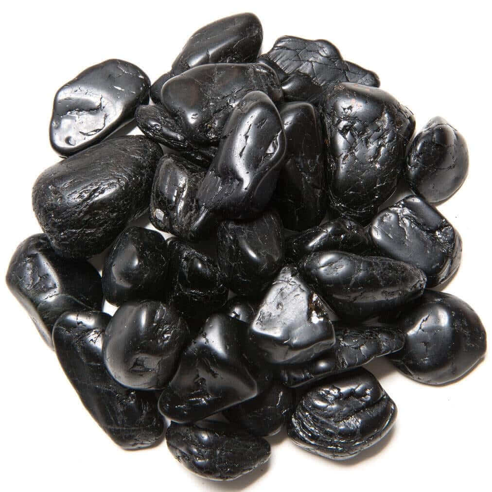 Tourmaline Black Tumbled at $2 only from Spiral Rain