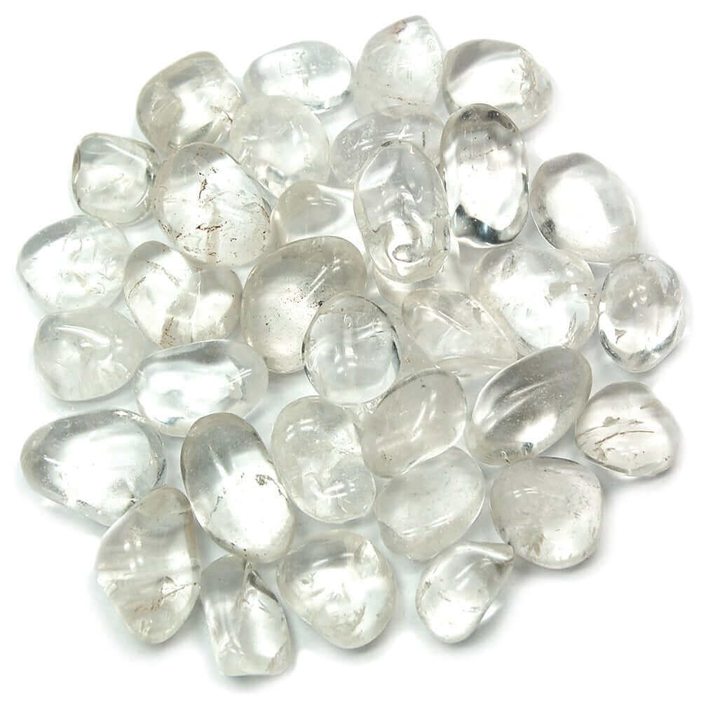 Clear Quartz Tumbled at $3 only from Spiral Rain