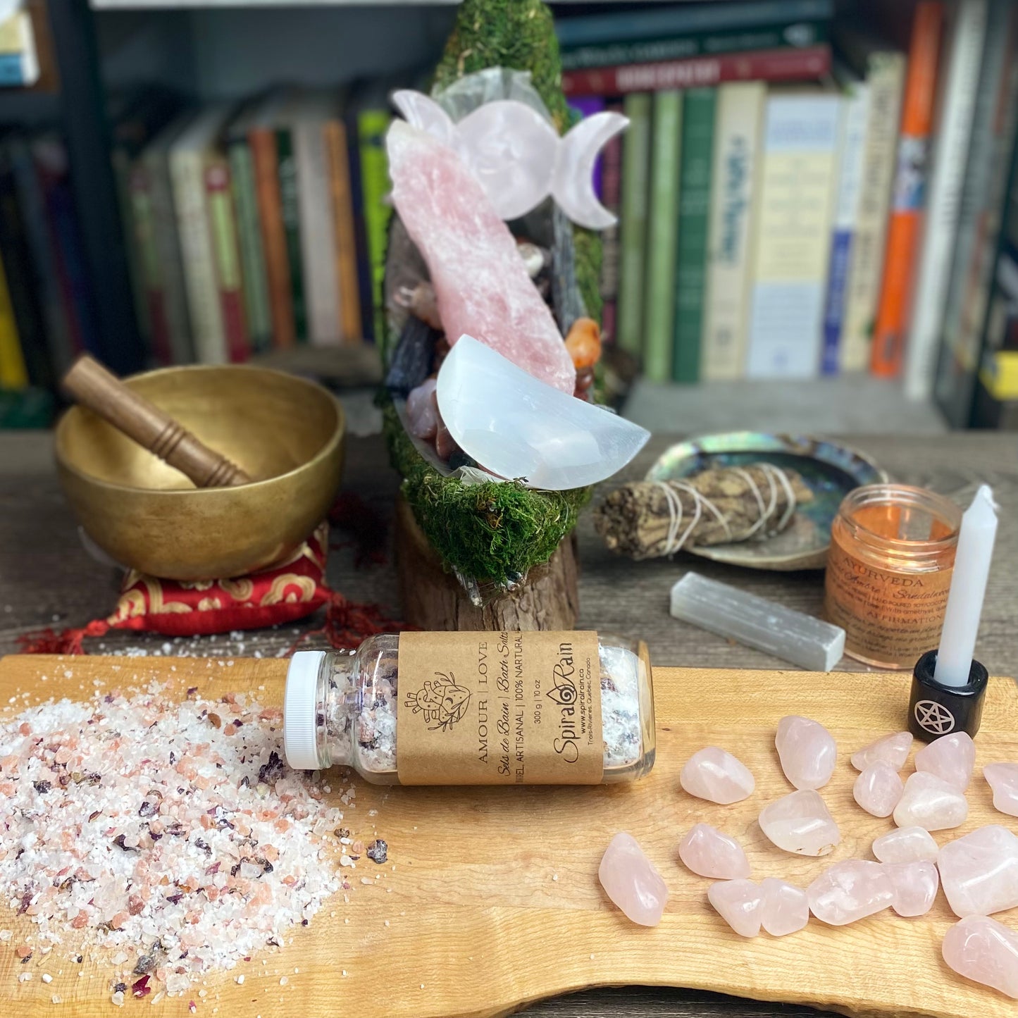 Love bath salts at $20 only from Spiral Rain