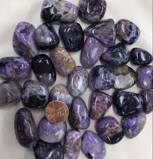 Charoite Tumbled at $8 only from Spiral Rain