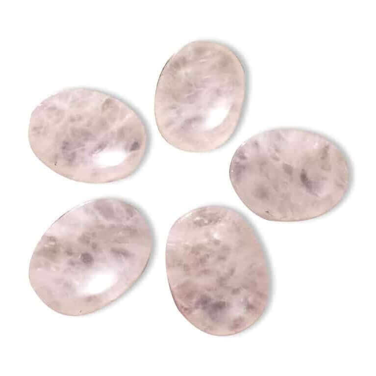 Rose Quartz Worry Stone at $9 only from Spiral Rain