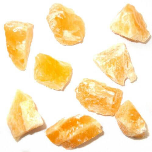 Calcite Orange Small Raw at $3 only from Spiral Rain