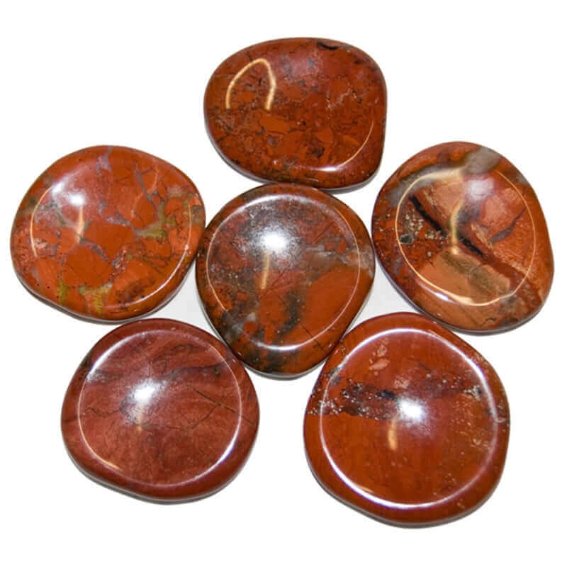 Jasper Brecciated Worry Stone at $9 only from Spiral Rain